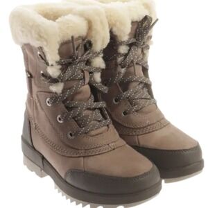 SOREL Women's Torino II Parc Shearling Waterproof Winter Boots Taupe 7.5